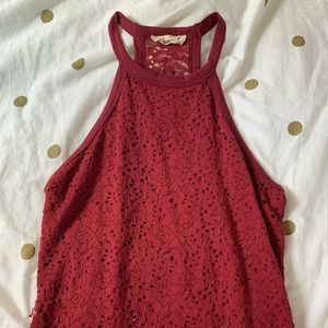 Hollister halter-neck tank